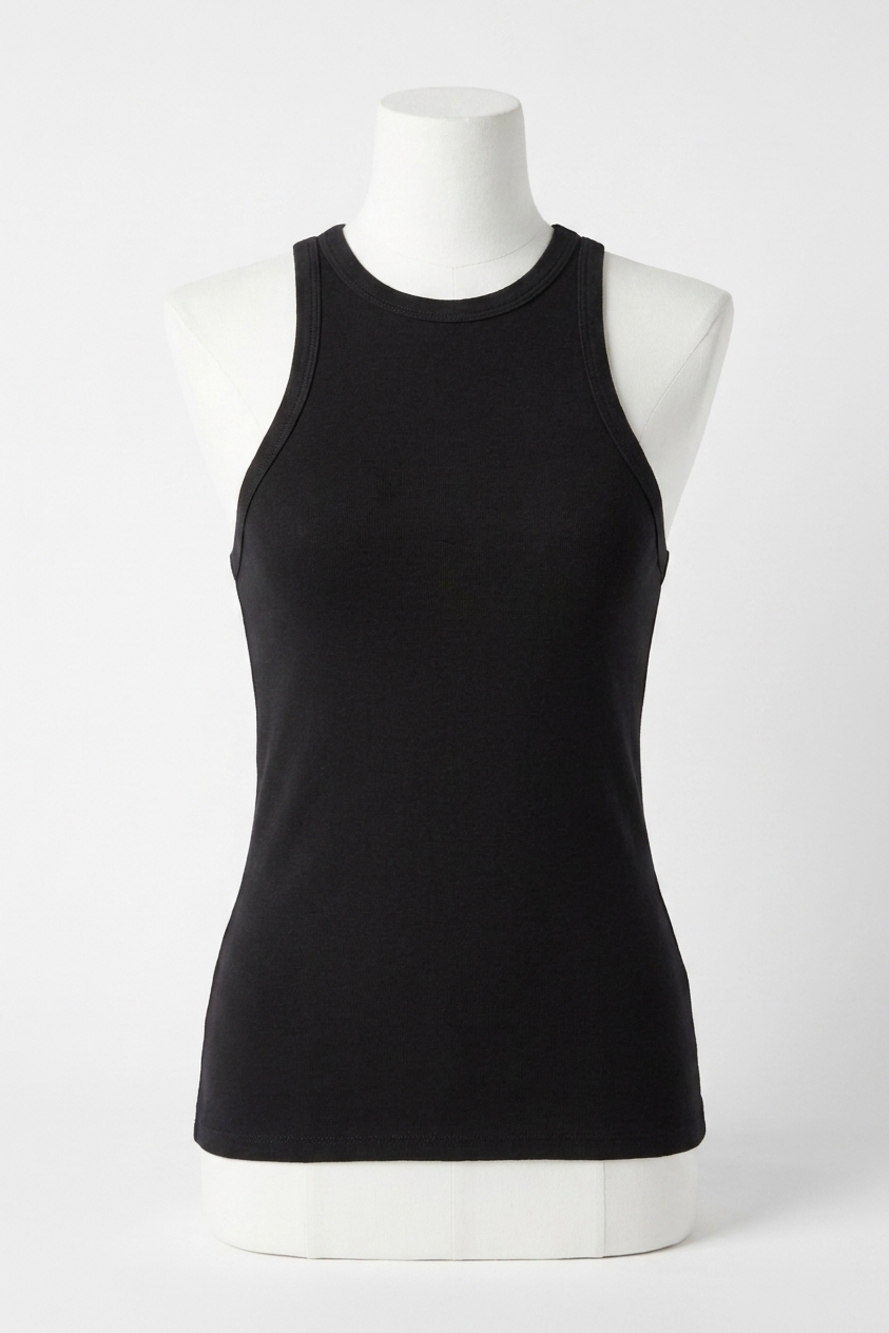 NEW SANCTUARY perfect ribbed tank top in black